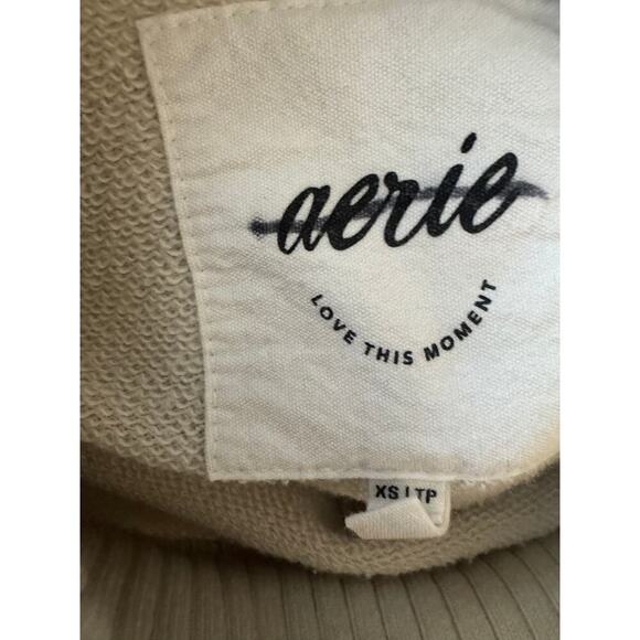 Aerie Oversized Knit Turtleneck Blouse - Size XS - Picture 4 of 8